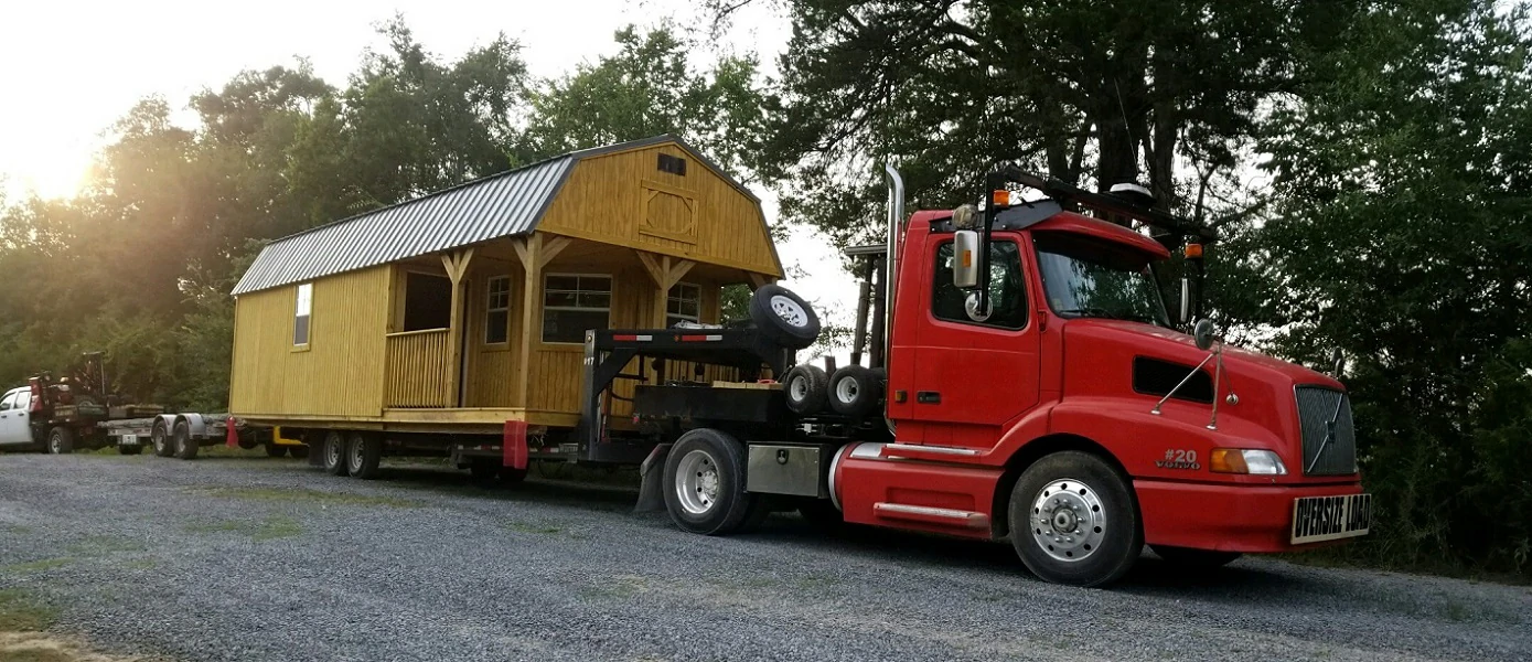 Prairie Built Barns Delivery Truck